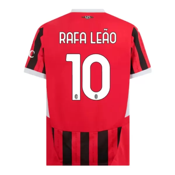 Günstige AC Mailand Rafael Leao 10 Herrentrikot Heim 2024/25 Kurzarm