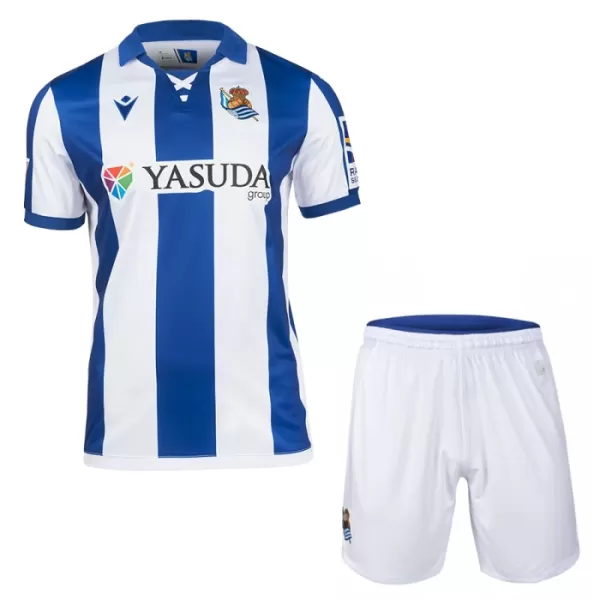 Günstige Real Sociedad Kindertrikot Heim 2024/25 Kurzarm