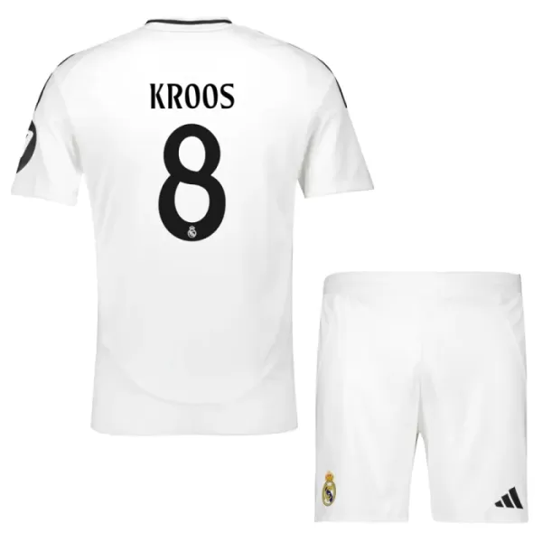 Günstige Real Madrid Kroos 8 Kindertrikot Heim 2024/25 Kurzarm