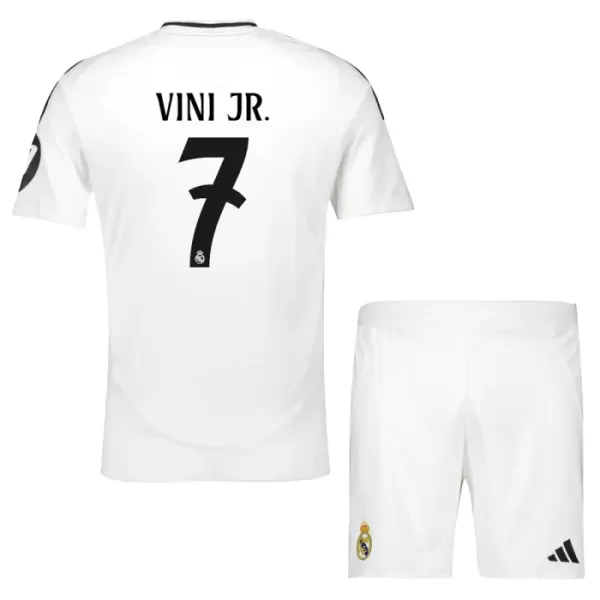 Günstige Real Madrid Vini JR 7 Kindertrikot Heim 2024/25 Kurzarm