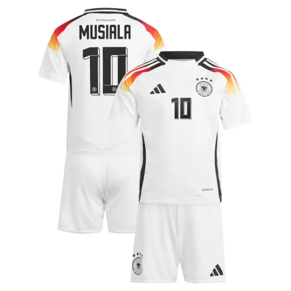 Günstige Deutschland Musiala 10 Kindertrikot Heim EURO 2024 Kurzarm