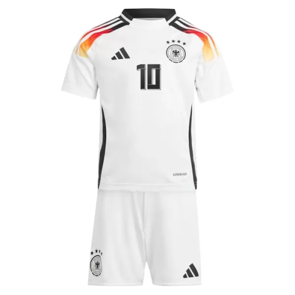 Günstige Deutschland Musiala 10 Kindertrikot Heim EURO 2024 Kurzarm