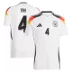 Günstige Deutschland Tah 4 Herrentrikot Heim EURO 2024 Kurzarm