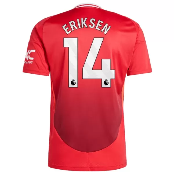 Günstige Manchester United Eriksen 14 Herrentrikot Heim 2024/25 Kurzarm