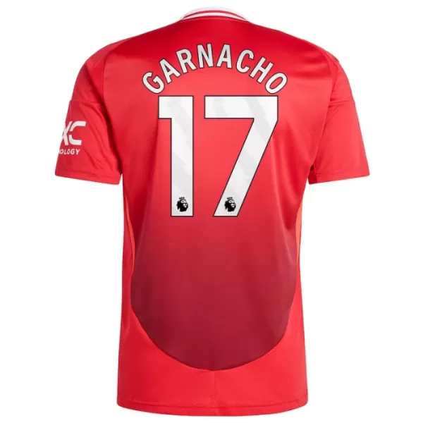 Günstige Manchester United Garnacho 17 Herrentrikot Heim 2024/25 Kurzarm