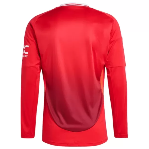 Günstige Manchester United Herrentrikot Heim 2024/25 Langarm