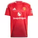 Günstige Manchester United Kindertrikot Heim 2024/25 Kurzarm