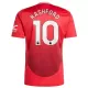 Günstige Manchester United Rashford 10 Kindertrikot Heim 2024/25 Kurzarm