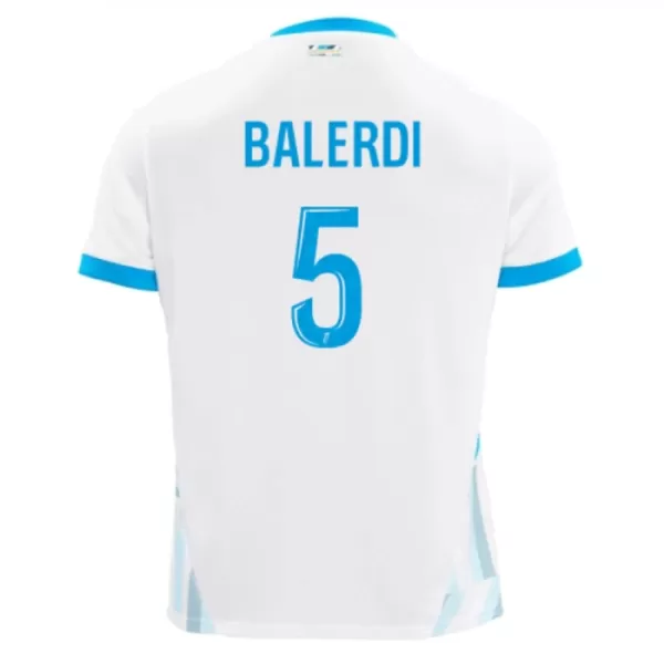 Günstige Olympique Marseille Balerdi 5 Herrentrikot Heim 2024/25 Kurzarm