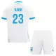 Günstige Olympique Marseille Sarr 23 Kindertrikot Heim 2024/25 Kurzarm