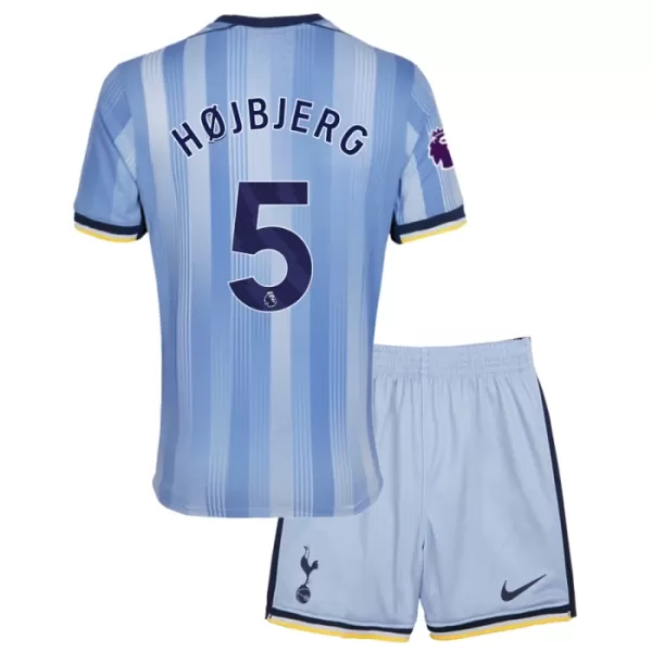 Günstige Tottenham Hotspur Hojbjerg 5 Kindertrikot Auswärts 2024/25 Kurzarm