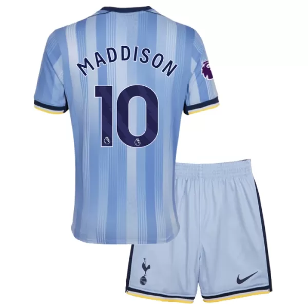 Günstige Tottenham Hotspur Maddison 10 Kindertrikot Auswärts 2024/25 Kurzarm