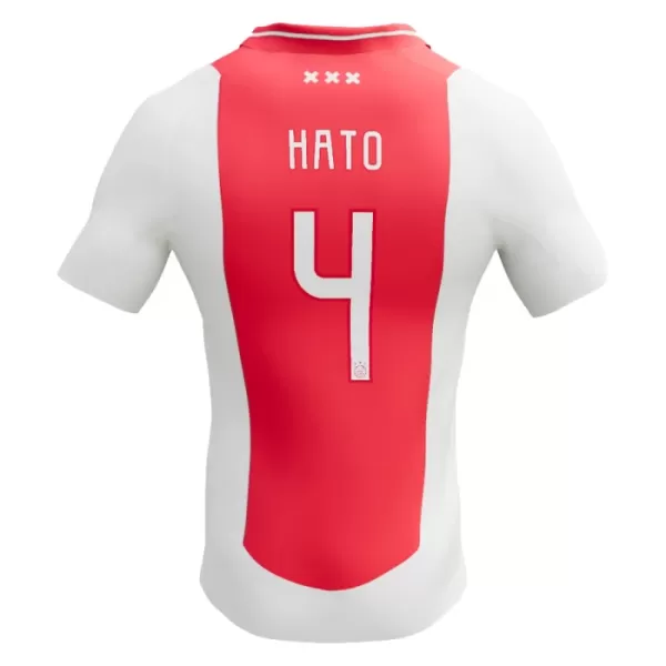 Günstige Ajax Jorrel Hato 4 Kindertrikot Heim 2024/25 Kurzarm