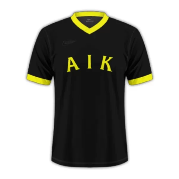 Günstige AIK Stockholm Herrentrikot Jubiläum 2024/25 Kurzarm