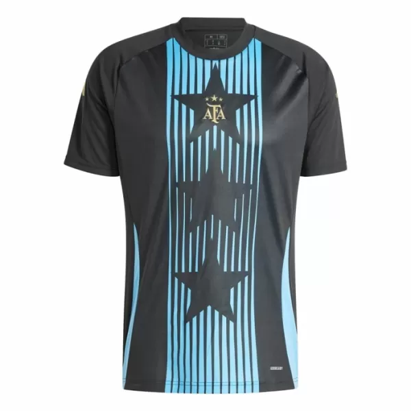 Günstige Argentinien Pre-Match 3 Stars Herrentrikot 2024 Kurzarm