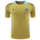 Günstige Argentinien Pre-Match Herrentrikot 2024 Kurzarm Gelbe