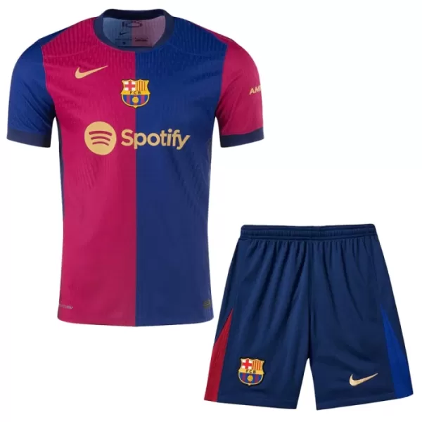 Günstige FC Barcelona Kindertrikot Heim 2024/25 Kurzarm