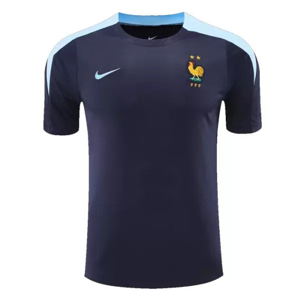 Günstige Frankreich Pre-Match Herrentrikot EURO 2024 Kurzarm