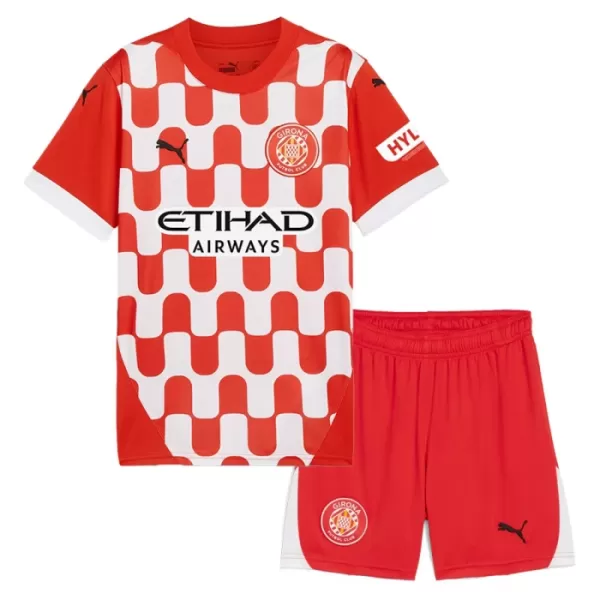 Günstige Girona Kindertrikot Heim 2024/25 Kurzarm