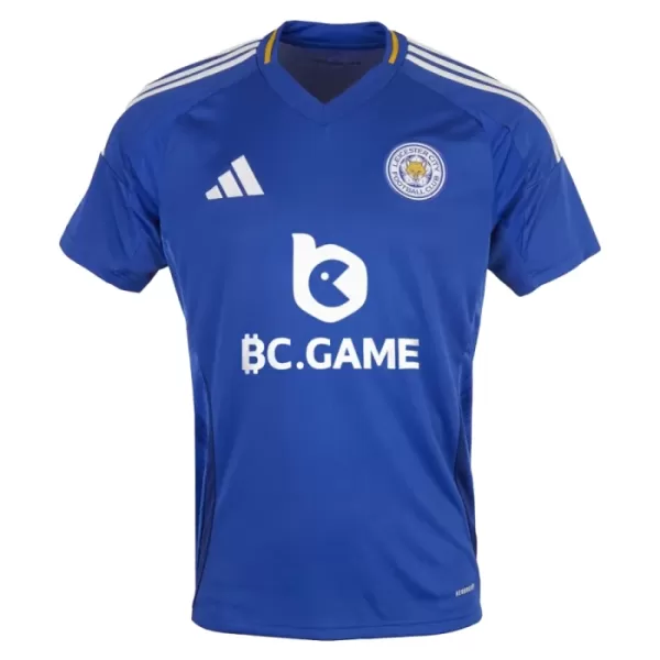 Günstige Leicester City Jamie Vardy 9 Herrentrikot Heim 2024/25 Kurzarm