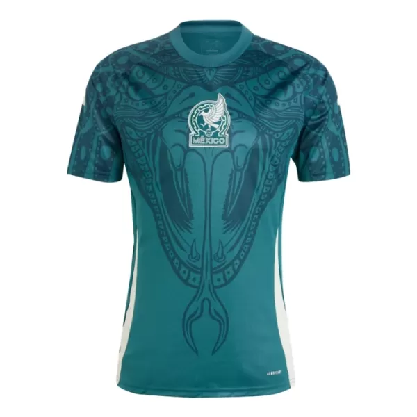 Günstige Mexiko Pre-Match Herrentrikot 2024 Kurzarm