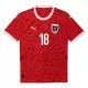 Günstige Österreich Romano Schmid 18 Herrentrikot Heim EURO 2024 Kurzarm