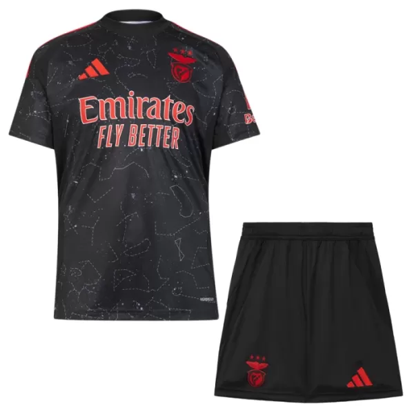 Günstige SL Benfica Kindertrikot Auswärts 2024/25 Kurzarm