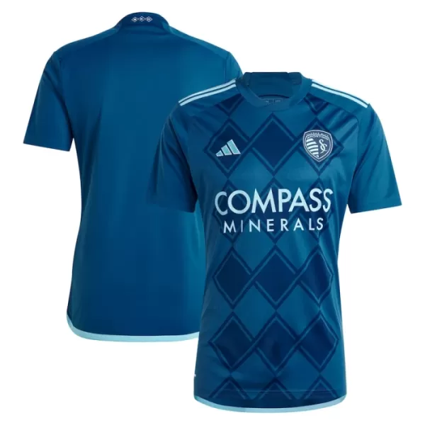 Günstige Sporting Kansas City Herrentrikot Auswärts 2024 Kurzarm