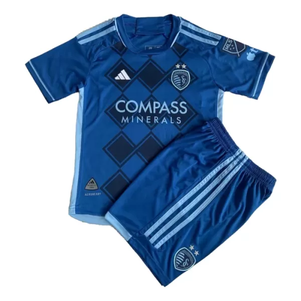 Günstige Sporting Kansas City Kindertrikot Auswärts 2024 Kurzarm