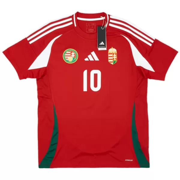 Günstige Ungarn Szoboszlai 10 Herrentrikot Heim EURO 2024 Kurzarm