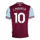 Günstige West Ham United L. Paqueta 10 Herrentrikot Heim 2024/25 Kurzarm