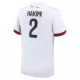 Günstige Paris Saint-Germain Achraf Hakimi 2 Kindertrikot Auswärts 2024/25 Kurzarm