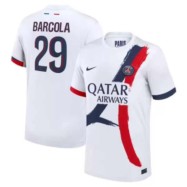 Günstige Paris Saint-Germain Bradley Barcola 29 Herrentrikot Auswärts 2024/25 Kurzarm