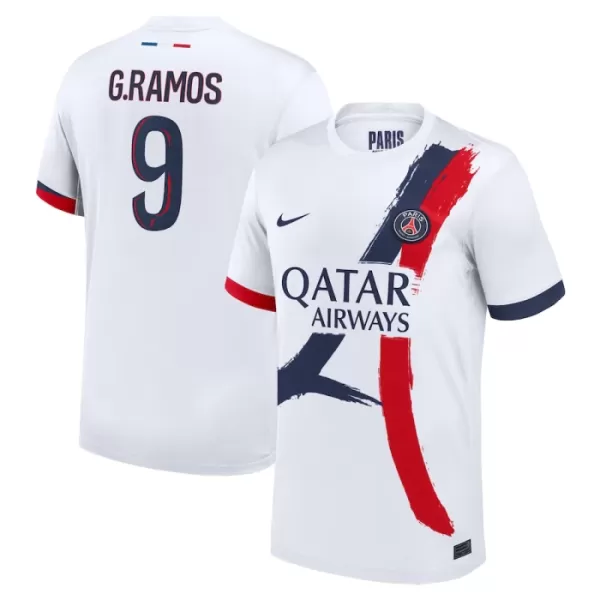 Günstige Paris Saint-Germain Goncalo Ramos 9 Herrentrikot Auswärts 2024/25 Kurzarm