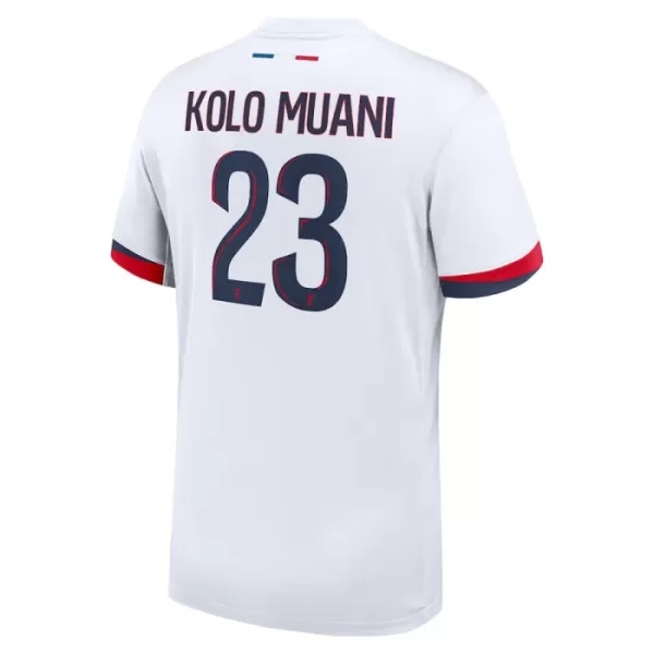 Günstige Paris Saint-Germain Kolo Muani 23 Herrentrikot Auswärts 2024/25 Kurzarm