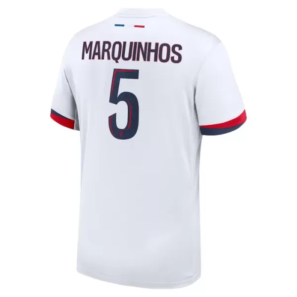 Günstige Paris Saint-Germain Marquinhos 5 Herrentrikot Auswärts 2024/25 Kurzarm