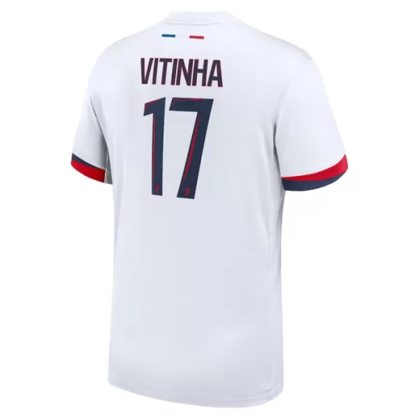 Günstige Paris Saint-Germain Vitinha 17 Herrentrikot Auswärts 2024/25 Kurzarm