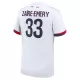 Günstige Paris Saint-Germain Zaire Emery 33 Herrentrikot Auswärts 2024/25 Kurzarm