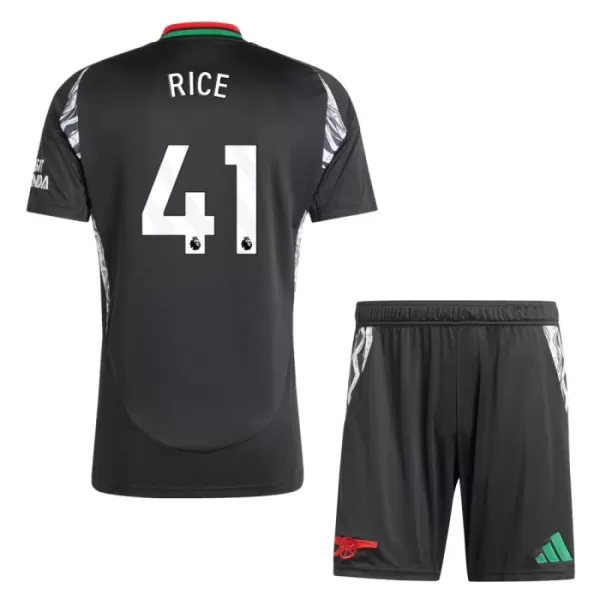 Günstige Arsenal Rice 41 Kindertrikot Auswärts 2024/25 Kurzarm