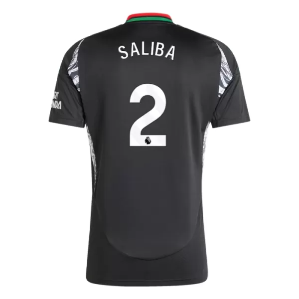 Günstige Arsenal Saliba 2 Herrentrikot Auswärts 2024/25 Kurzarm