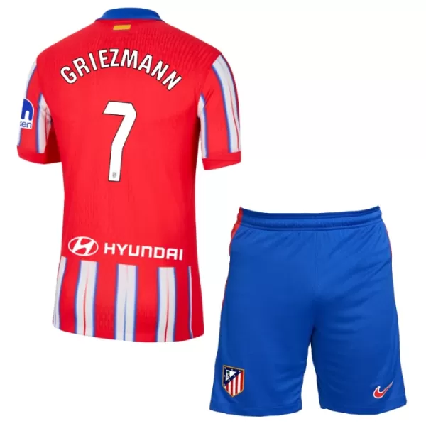 Günstige Atlético Madrid Griezmann 7 Kindertrikot Heim 2024/25 Kurzarm