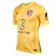 Günstige Atlético Madrid Torwart Herrentrikot Ausweich 2024/25 Kurzarm