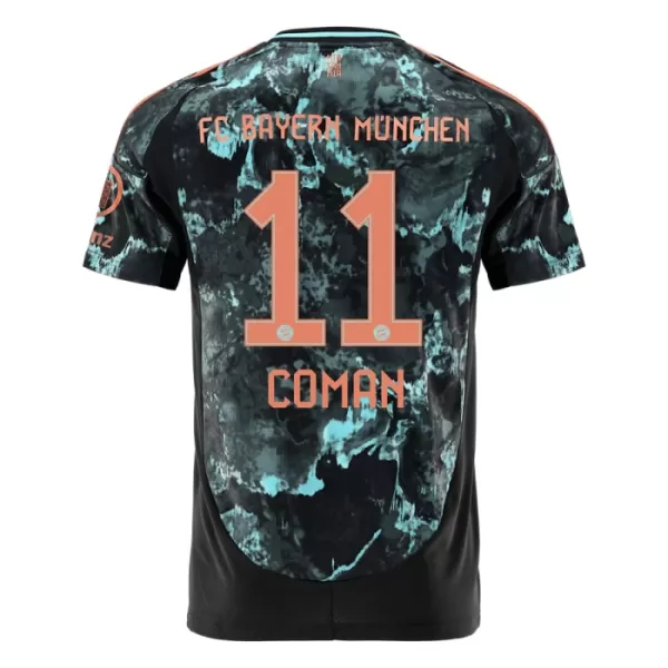 Günstige FC Bayern München Coman 11 Herrentrikot Auswärts 2024/25 Kurzarm