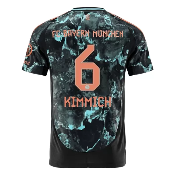 Günstige FC Bayern München Kimmich 6 Herrentrikot Auswärts 2024/25 Kurzarm