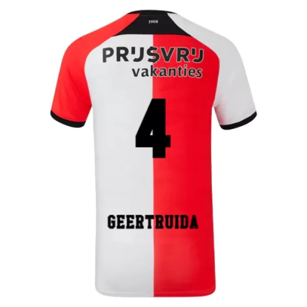 Günstige Feyenoord Geertruida 4 Herrentrikot Heim 2024/25 Kurzarm