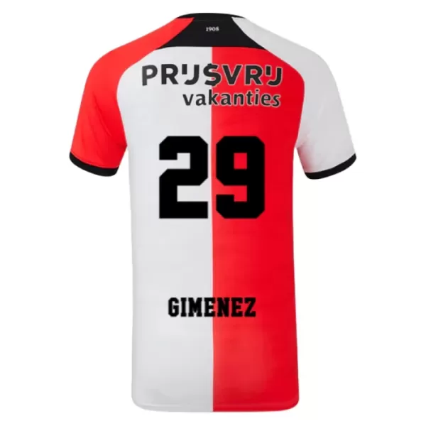 Günstige Feyenoord Gimenez 29 Herrentrikot Heim 2024/25 Kurzarm