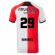 Günstige Feyenoord Gimenez 29 Herrentrikot Heim 2024/25 Kurzarm