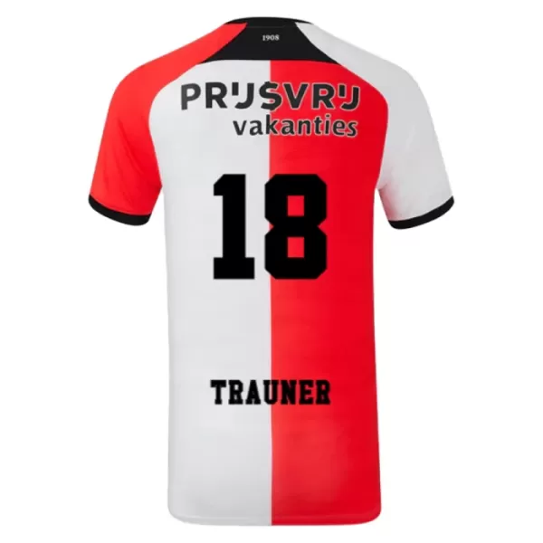 Günstige Feyenoord Trauner 18 Herrentrikot Heim 2024/25 Kurzarm