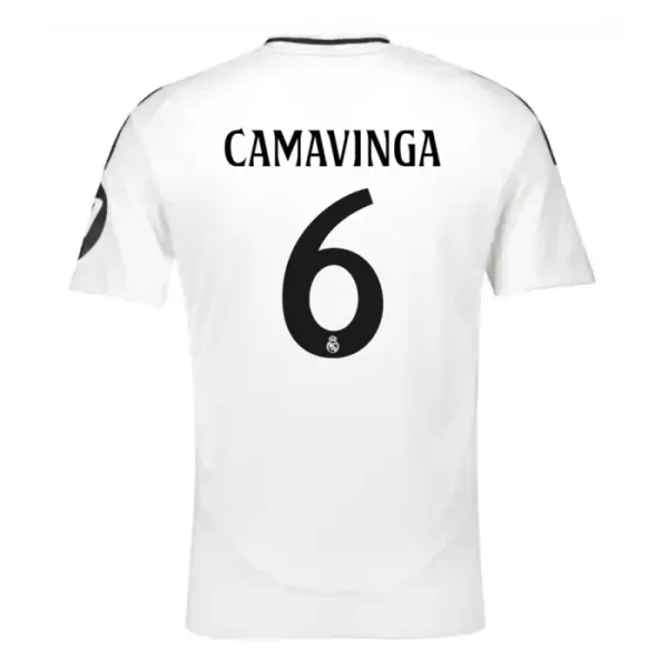 Günstige Real Madrid Camavinga 6 Herrentrikot Heim 2024/25 Kurzarm