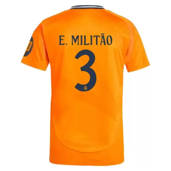 Günstige Real Madrid E. Militao 3 Herrentrikot Auswärts 2024/25 Kurzarm